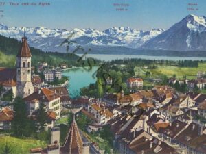 Thun und die Alpen  [004-4556