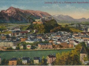 Salzburg - u. Festung vom Kapuzinerberg  [004-4840