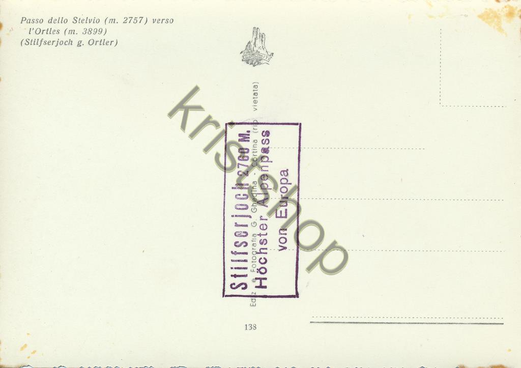 KRST004-5444_1.jpg Passo dello Stelvio verso l'Ortles [004-5444 - Afbeelding 2