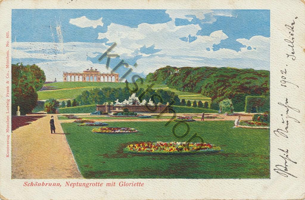 KRST004-5598_0.jpg Schönbrunn - Neptunegrotte mit Gloriette [004-5598