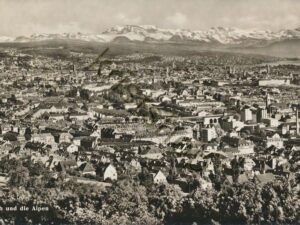 Zürich und die Alpen  [004-5634
