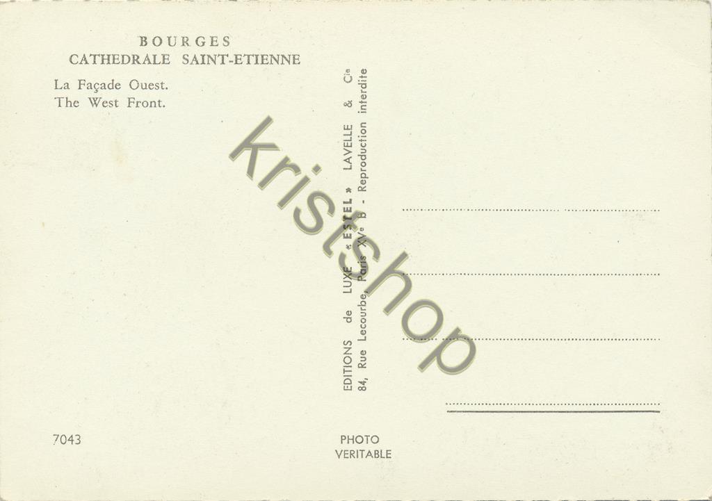KRST004-5831_1.jpg Bourges - Cathedrale Saint etienne [004-5831 - Afbeelding 2