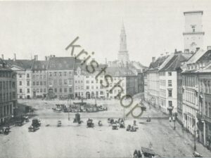 Nytorv med kødsalg og hyrevogne samt Gammeltorv  [004-5865