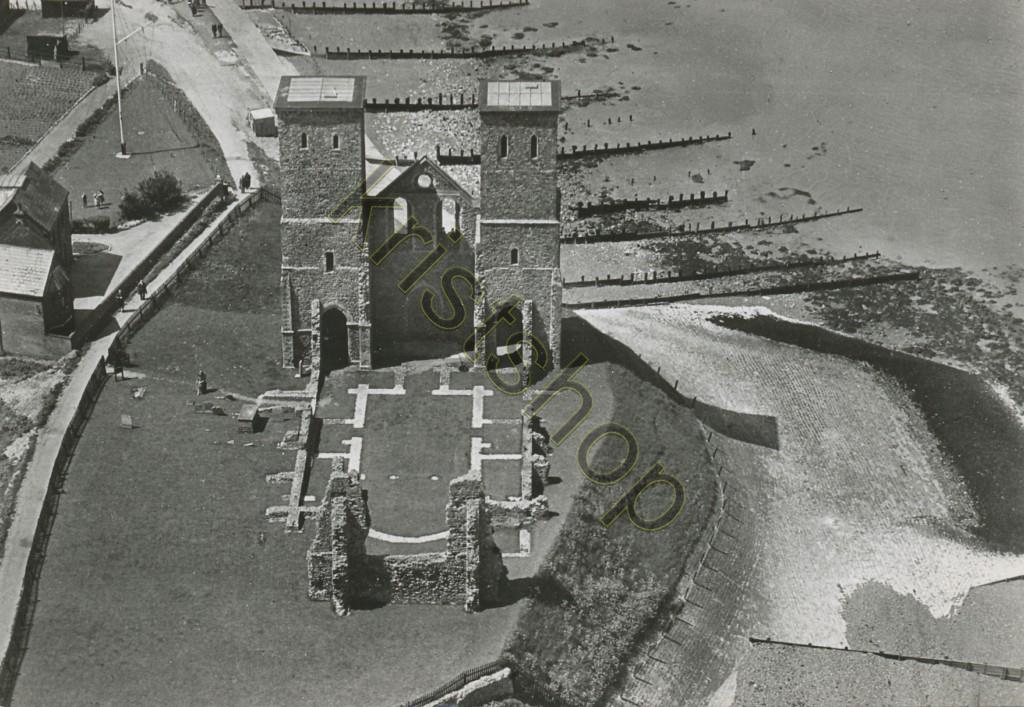 KRST004-5894_0.jpg Reculver - Kent - Air View [004-5894