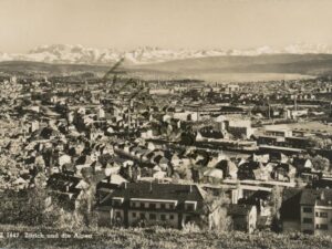 Zürich und die alpen  [004-5928