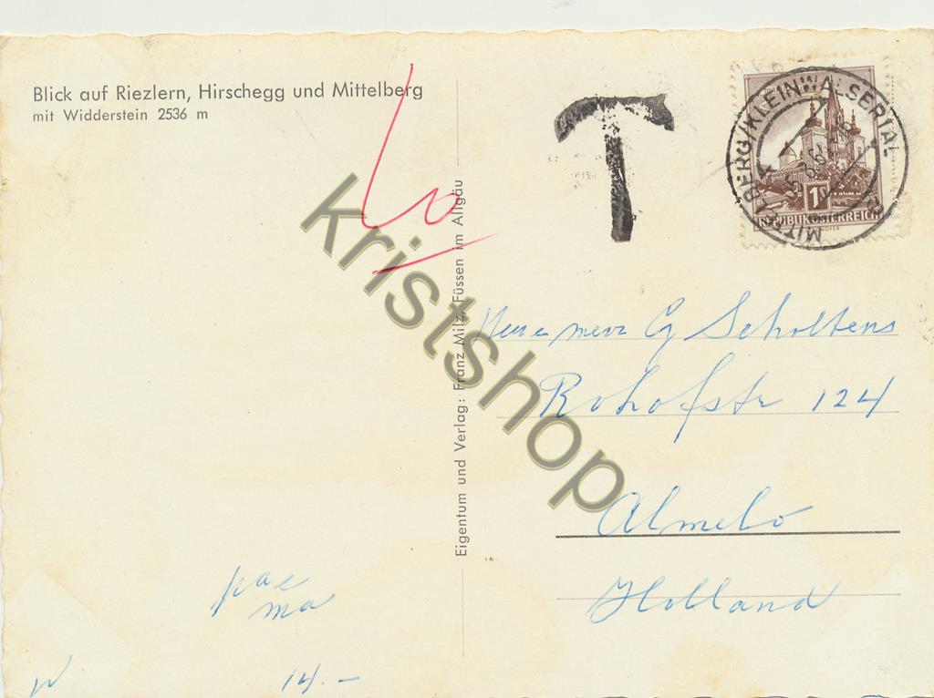 KRST004-5956_1.jpg Blick auf Riezlern, Hirschegg - Kleines Walsertal [004-5956 - Afbeelding 2