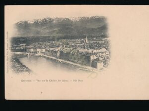 Grenoble - Vue sur la Chaine des Alpes [004-6001