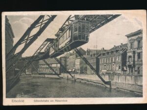 Elberfeld - Schwebebahn am Mäuerchen [004-6214