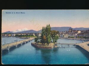 Geneve et le Mont Blanc [004-6298