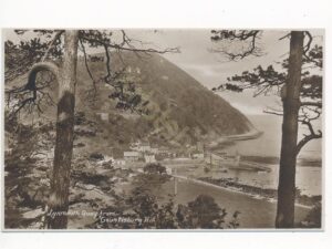 Lynmouth Quay from Gauntisbury Hill [004-6332