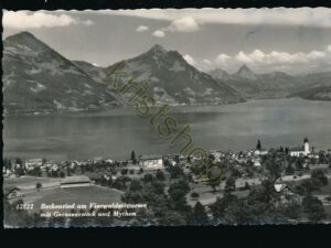 Beckenried am Vierwaldstättersee mit Gersauerstock und Mythen [004-6627