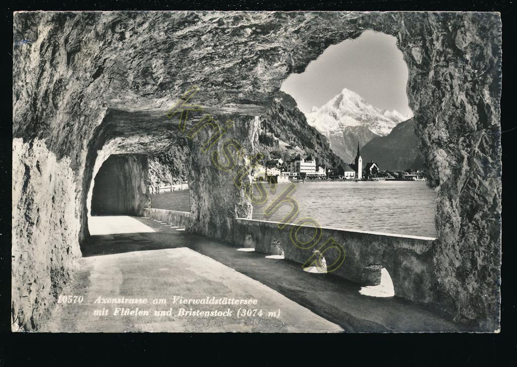KRST004-6795_0.jpg Axenstrasse am Vierwaldstättersee - [004-6795