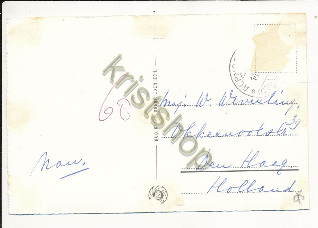 KRST004-6795_1.jpg Axenstrasse am Vierwaldstättersee - [004-6795 - Afbeelding 2