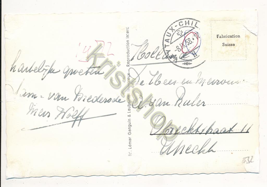 KRST004-6832_1.jpg Chteau de Chillon et Dents du Midi [004-6832 - Afbeelding 2