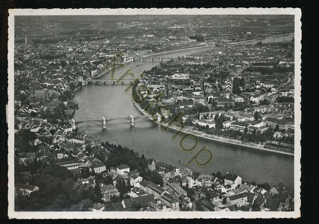KRST004-7083_0.jpg Fliegeraufnahme Basel Rheinbrücke [004-7083