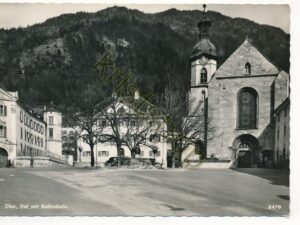 Chur - Hof mit Kathedrale [004-7128