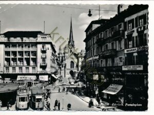Zürich - Paradeplatz - Trams [004-7193