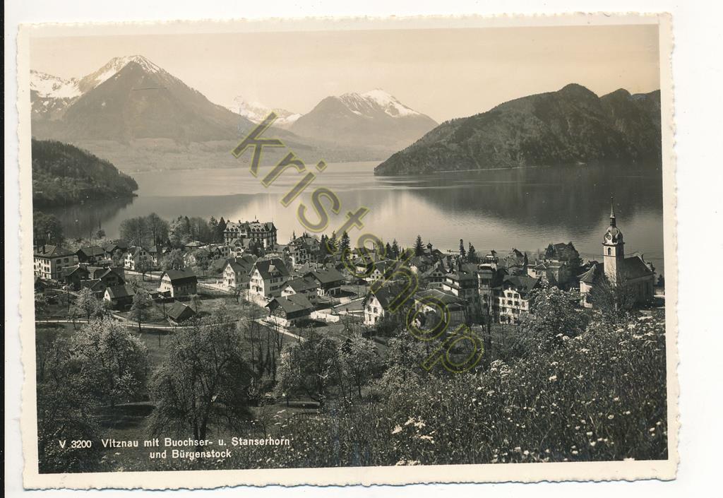 KRST004-7484_0.jpg Vitznau mit Buocher- u Stanserhorn und Bürgenstock [004-7484