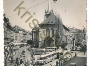 Lausanne - Place et église St François [004-7534