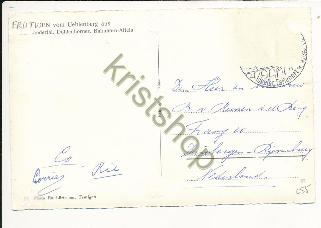 KRST004-7655_1.jpg Frutigen vom Ueblenberg aus [004-7655 - Afbeelding 2