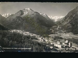 Pontresina mit Palu und Rosegruppe [004-7851