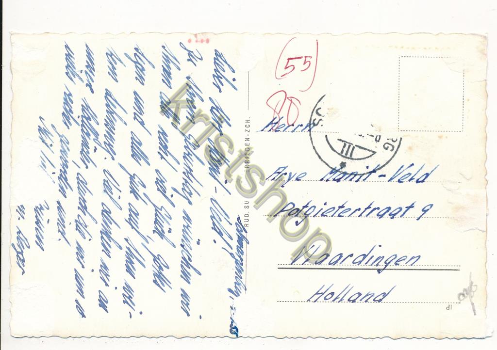 KRST004-7896_1.jpg Männlichen - Eiger, Mönch und Jungfrau [004-7896 - Afbeelding 2