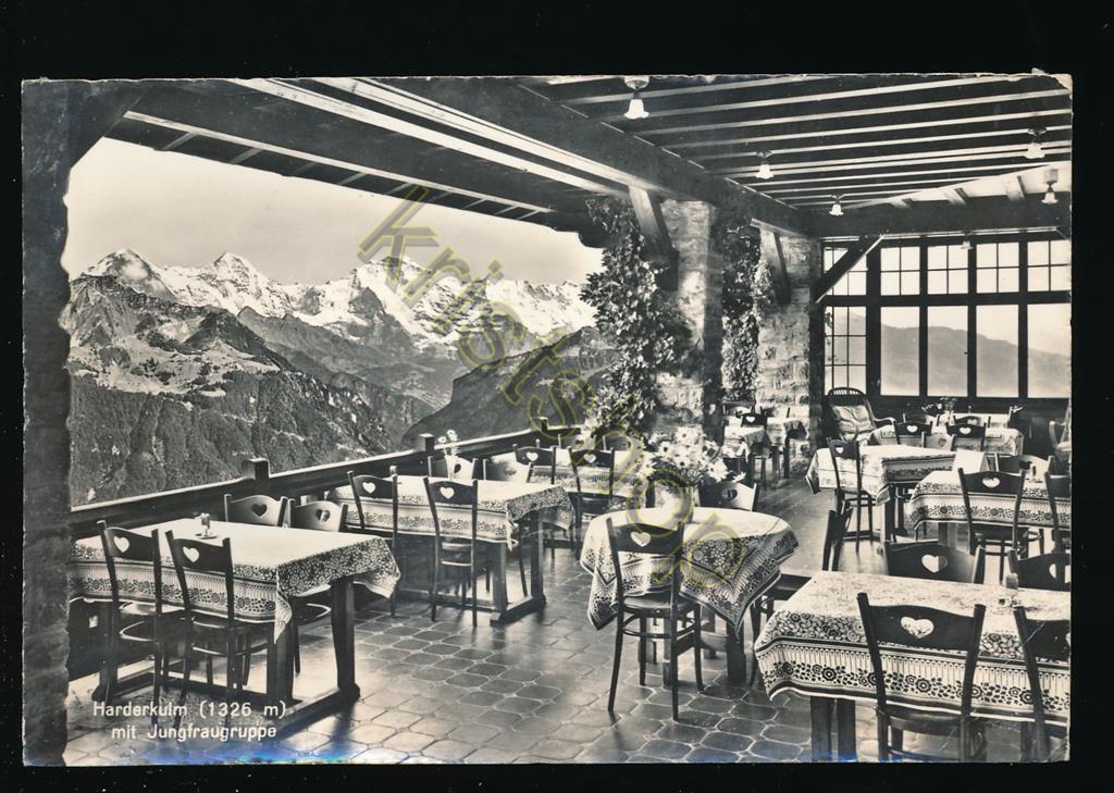 KRST004-7952_0.jpg Harderkulm mit Jungfraugruppe - Hotel Restaurant [004-7952