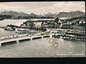 Luzern - Bahnhof mit Kunst- und Kongreshaus [004-7987