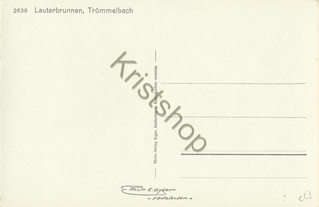 KRST005-0103_1.jpg Lauterbrunnen - Trümmelbach [005-0103 - Afbeelding 2