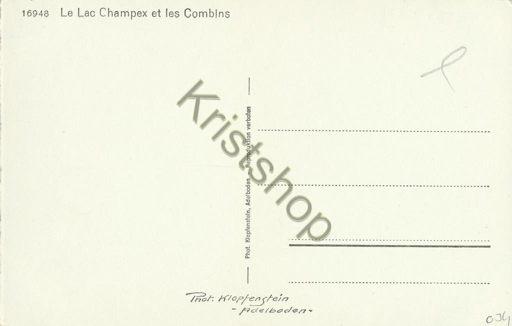 KRST005-0234_1.jpg Le Lac Champex et les Combins [005-0234 - Afbeelding 2