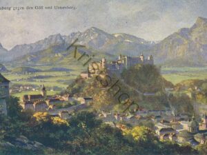 Salzburg gegen den Göll und Untersberg [005-0316