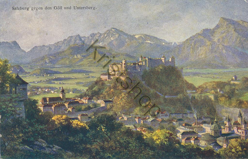 KRST005-0316_0.jpg Salzburg gegen den Göll und Untersberg [005-0316