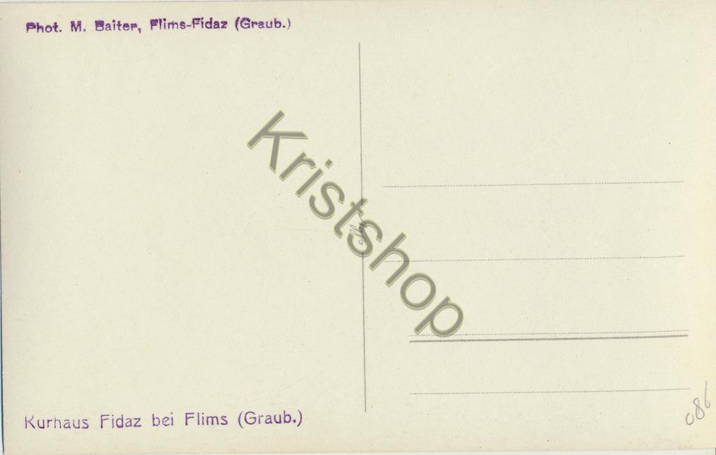 KRST005-0686_1.jpg Kurhaus Fidaz bei Flims (Graub) [005-0686 - Afbeelding 2