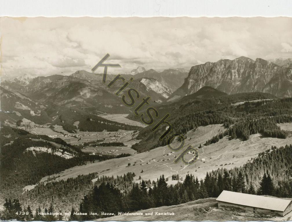 KRST005-0872_0.jpg Hochälpele mit Hohen Ifen - Bezau - Widderstein und Kanisfluh [005-0872