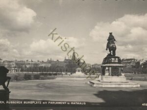 Wien -Äusserer Burgplatz mit Parlament [005-1256