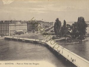 Genève - Pont et Hôtel des Bergues [005-1330