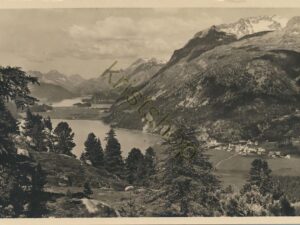 Blick vHahnenstrasse auf das Oberengadin [005-1535