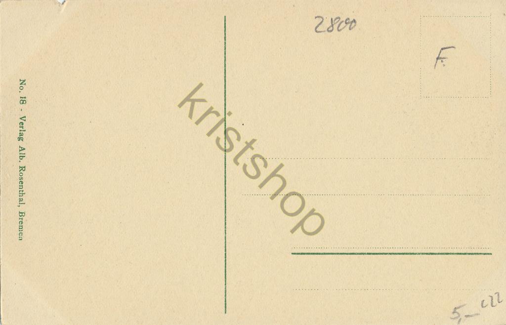 KRST005-1822_1.jpg Bremen - Die Ritter vor dem Rathausportal [005-1822 - Afbeelding 2
