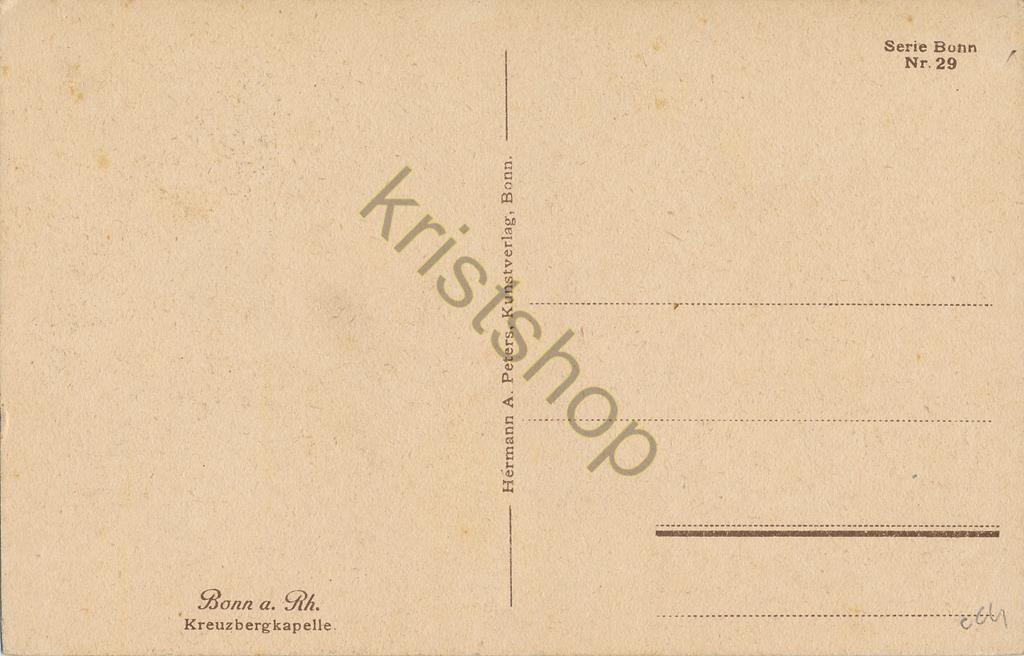 KRST005-1904_1.jpg Bonn aRh- Kreuzbergkapelle [005-1904 - Afbeelding 2