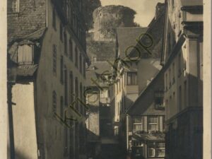 Monschau - Durchblick zum Eselsturm [005-1929