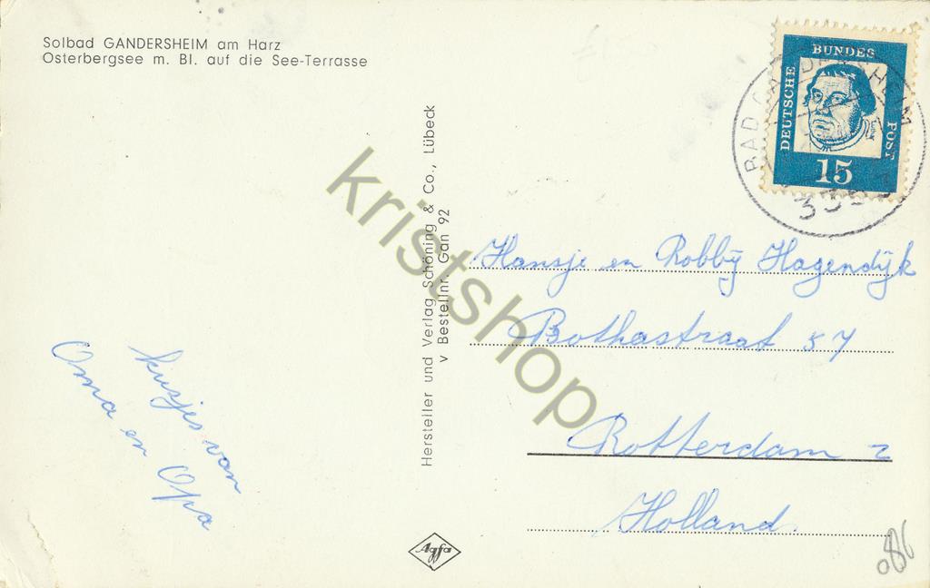 KRST005-1986_1.jpg Solbad Gandersheim am Harz [005-1986 - Afbeelding 2