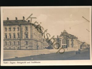 Fürth i Bayern - Amtsgericht und Stadttheater [005-2128