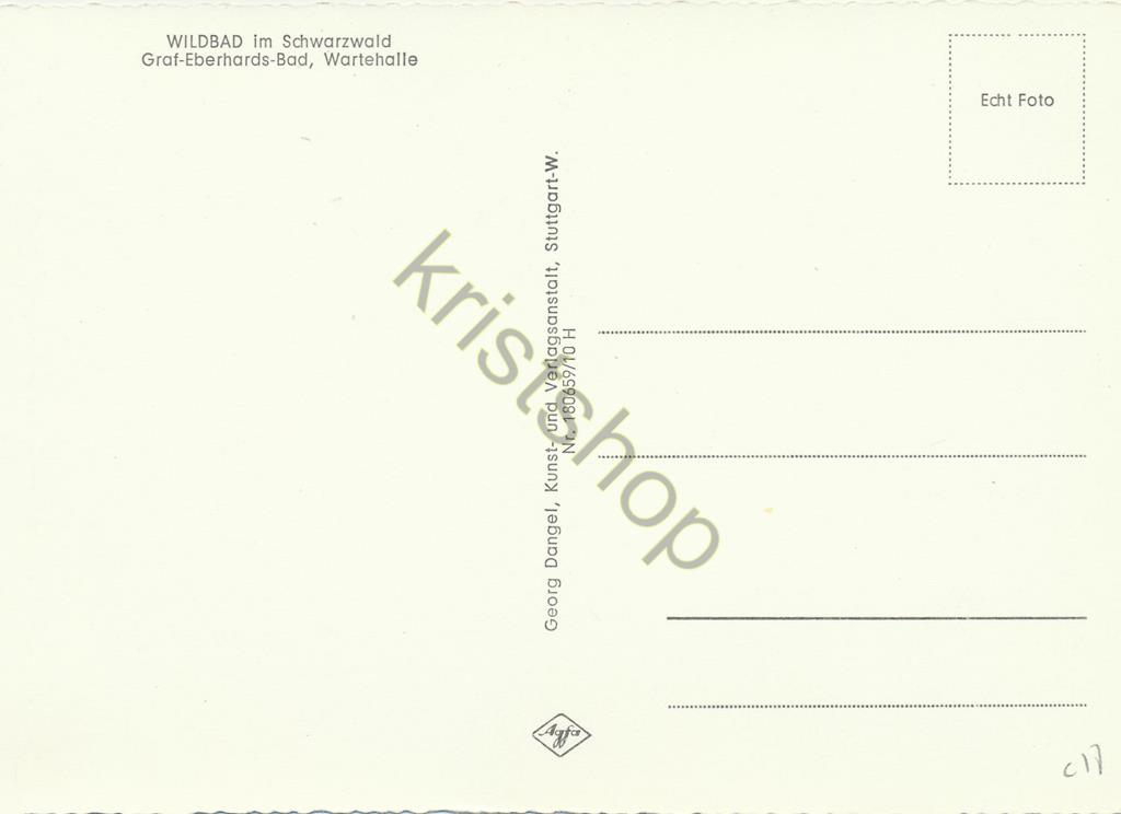 KRST005-2217_1.jpg Wildbad - Schwarzbad - Graf Eberhardsbad [005-2217 - Afbeelding 2