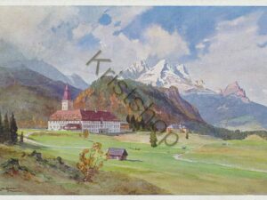 Schloß Elmau gegen die Zugspitze [005-2410
