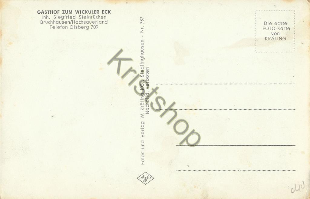 KRST005-2548_1.jpg Bruchhausen - Gasthof zum Wicküler Eck [005-2548 - Afbeelding 2