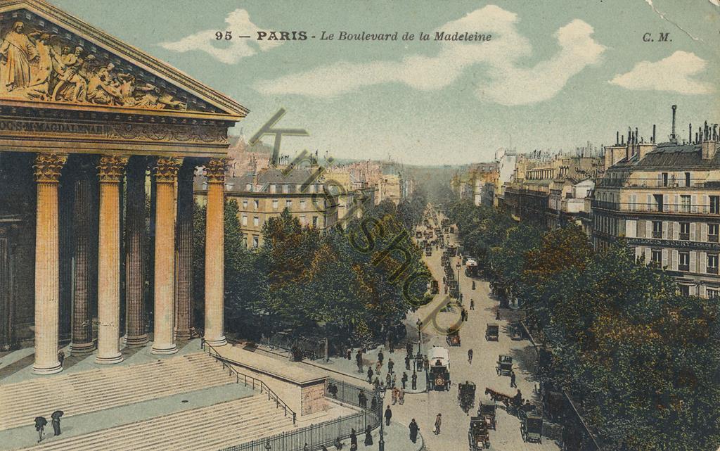 KRST005-2616_0.jpg Paris - Le Boulevard de la Madeleine [005-2616