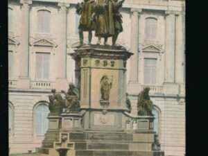 Frankfurt a M - Gutenberg Denkmal - Reclamekaart Leeuwarden [005-2723