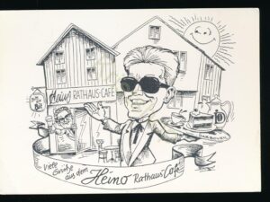 Bad Münstereifel - Heino Rathaus-Café OHG mit Unterschrift [005-2986
