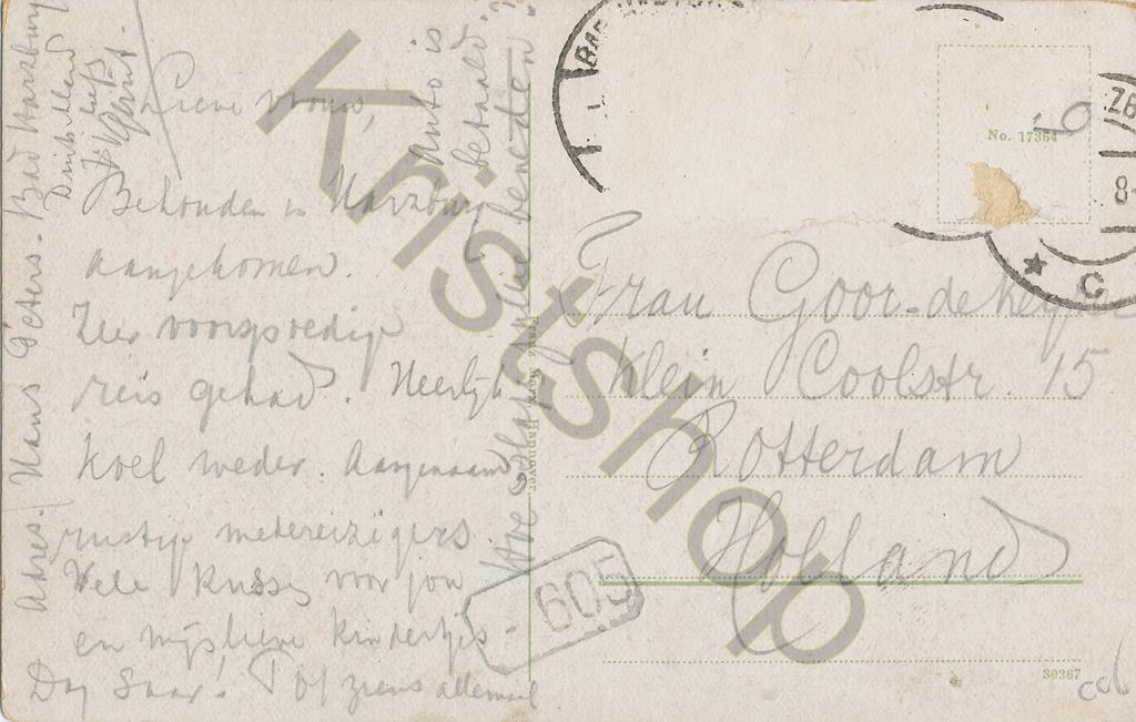 KRST005-3006_1.jpg Hannover - Ernst August Plarz [005-3006 - Afbeelding 2