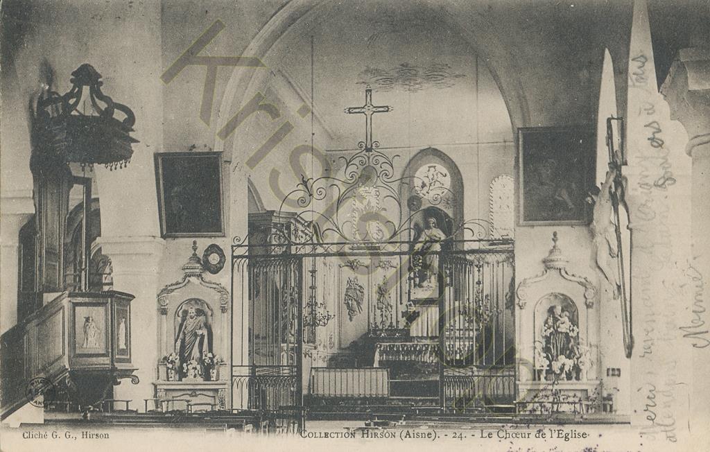 KRST005-3145_0.jpg Hirson - Le Chœur de l'Eglise [005-3145